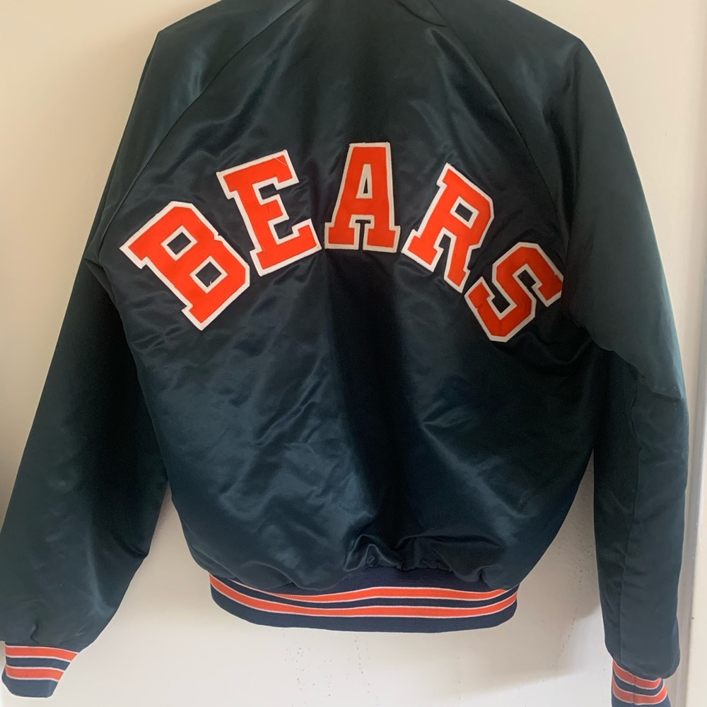 Vintage Chalk Line Chicago Bears Bomber Jacket